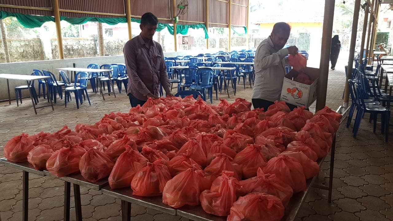 Charity distribution event